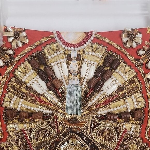 RARE! Camilla Cameos Dance Mini Skirt Beaded Embellished Size 1 Small b198 - Picture 13 of 17